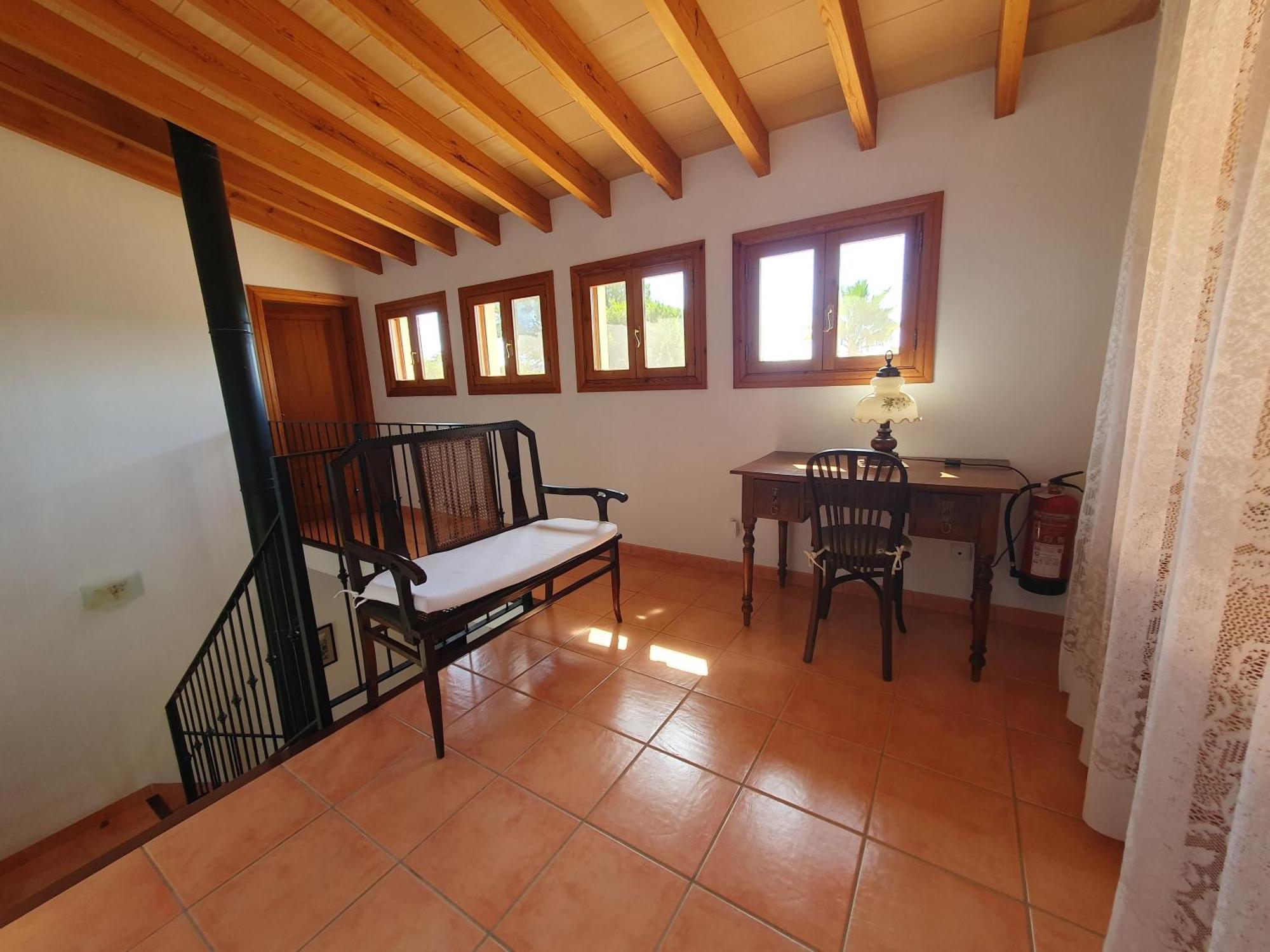 Finca rústica con piscina Cas Padrins de Campos Exterior foto