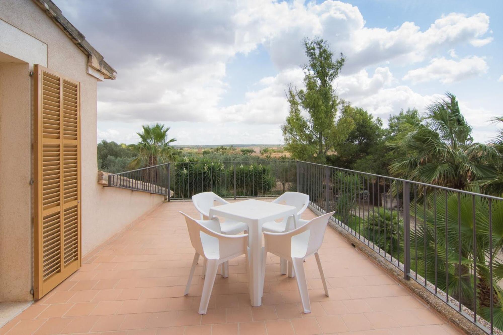 Finca rústica con piscina Cas Padrins de Campos Exterior foto