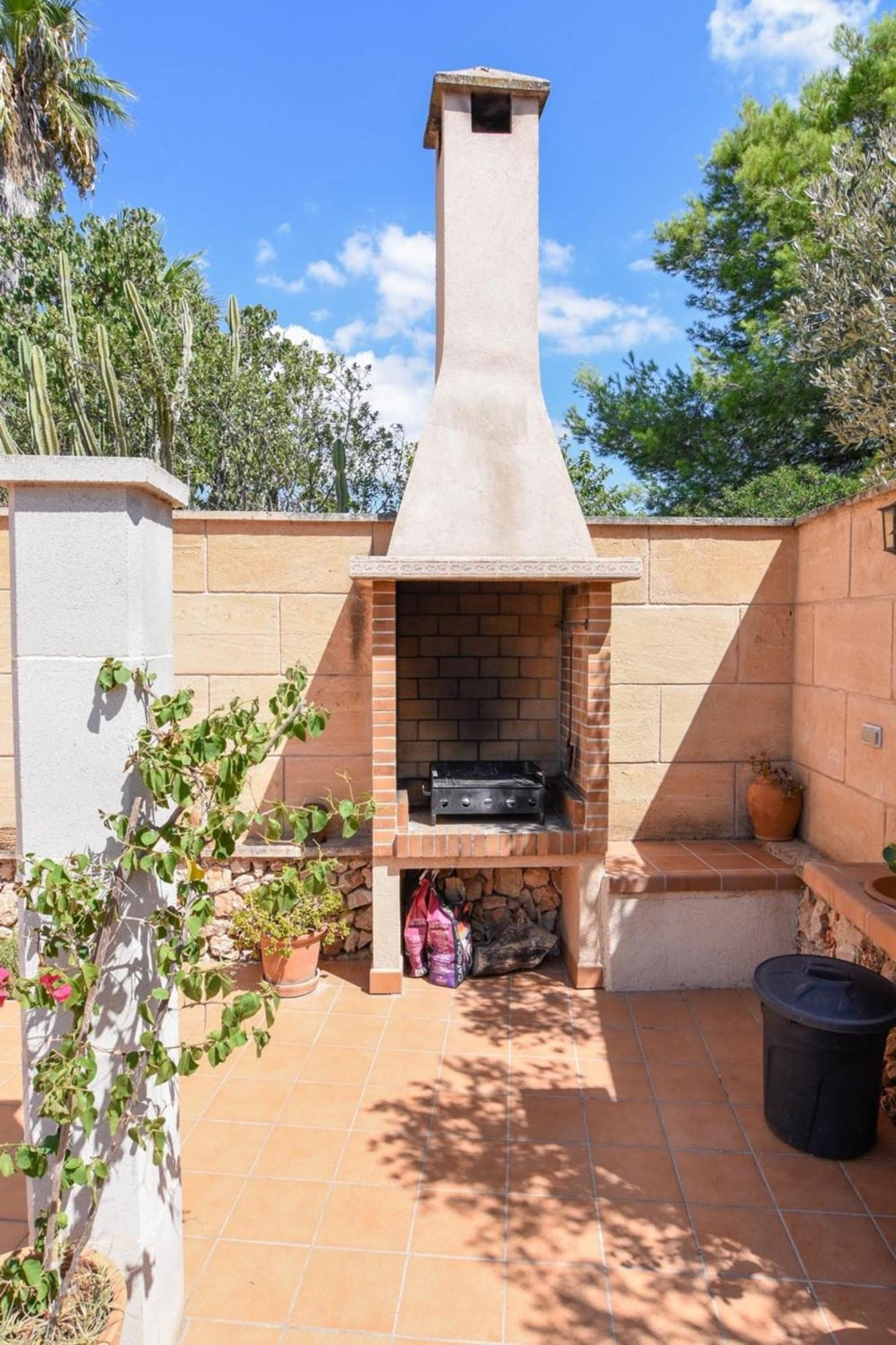 Finca rústica con piscina Cas Padrins de Campos Exterior foto